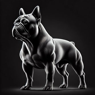 DALL·E 2024-11-27 22.13.39 - A full side-view of a strong, male French Bulldog 333