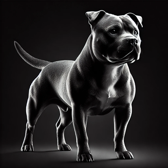 DALL·E 2024-11-27 22.21.22 - A full side-view of a strong, male Staffordshire Bull Terrier 333