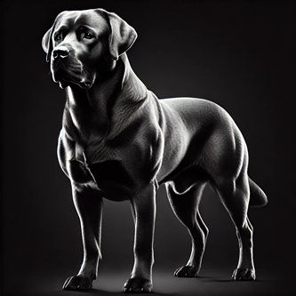 DALL·E 2024-11-27 22.34.43 - A full side-view of a strong, masculine male Labrador Retriever 333